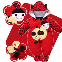 Load image into Gallery viewer, Autumn Winter Baby Boy Girl Hat Rompers Shoes Sets Newborn Layette Kids Clothes Suit Casual Tracksuit Jumpsuit Children Clothing