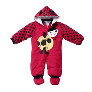 Winter Baby Rompers Boy Girl Hat Jumpsuit Shoes Sets Down Coat Baby Clothes Layette Kids Suit Newborn Overalls Clothing Parkas