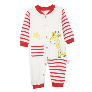 0-12M Spring Autumn Baby Rompers Newborn Overalls Cotton  Baby Clothes Casual Boy Romper Layette Long Sleeve Girl Jumpsuit