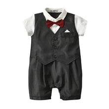 Load image into Gallery viewer, Fashion Baby Clothes Baby Rompers Boy Summer Clothes Baby Boy Romper European Style Children Clothes With Bow Kids Clothing